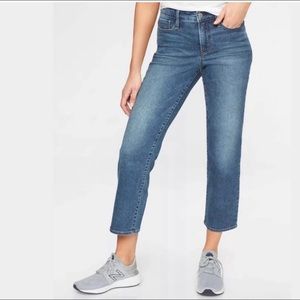 Athleta sculptek slim straight jean lapis wash